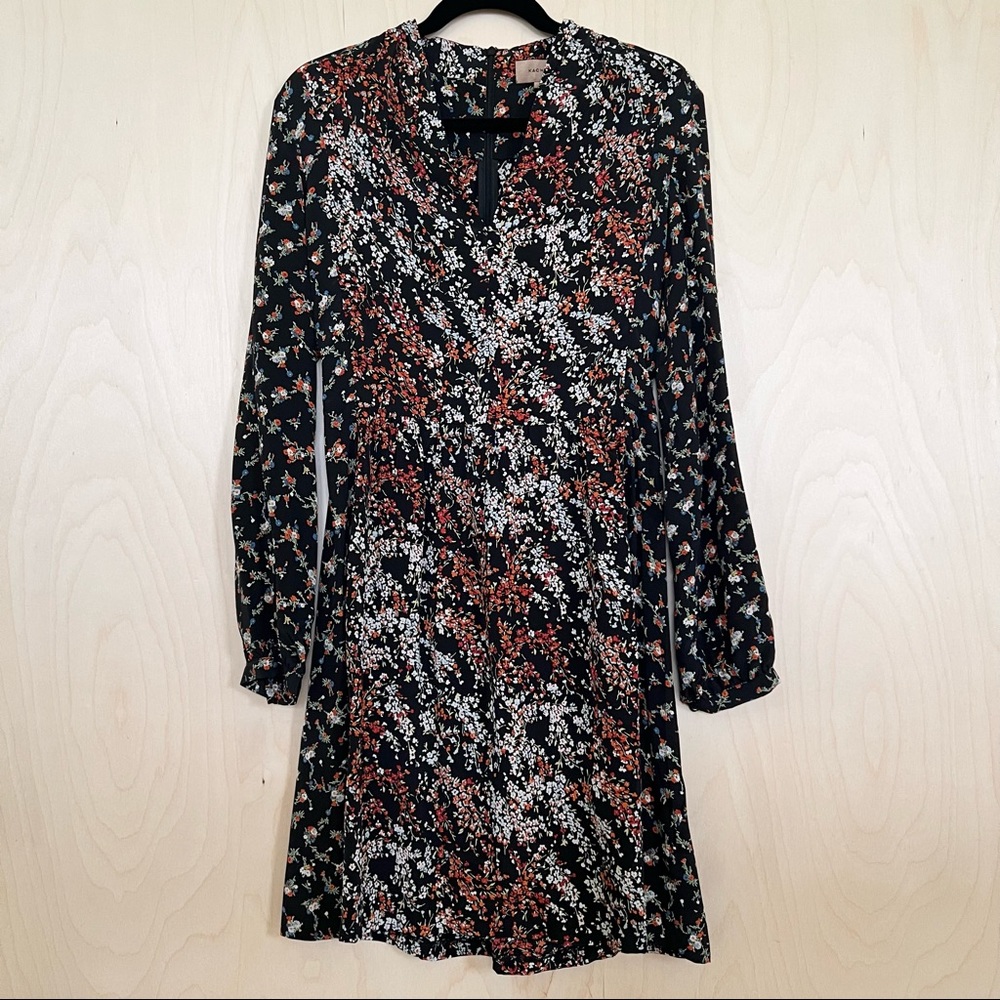 Anthropologie KACHEL Black Floral Dress
